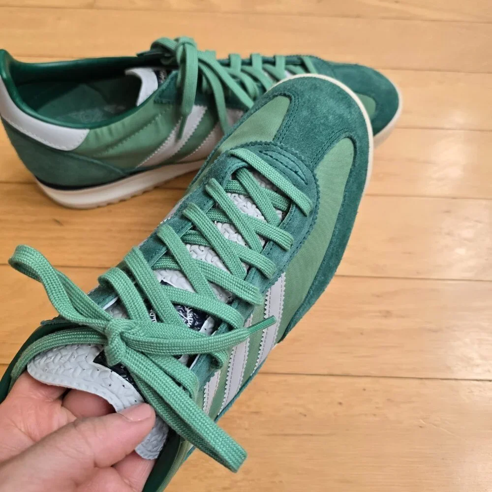 Adidas | SL 72 RS 'Collegiate Green' retro sporty sneakers | MENS 12
